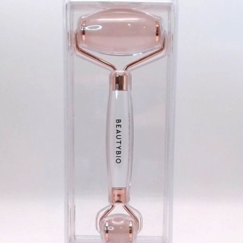 BeautyBio GloPRO Rose Quartz Roller All-In-One Contouring Face and Body‎ Head